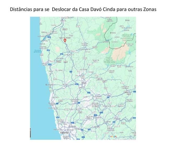 Villa Casa Davo Cinda Paredes de Coura Esterno foto